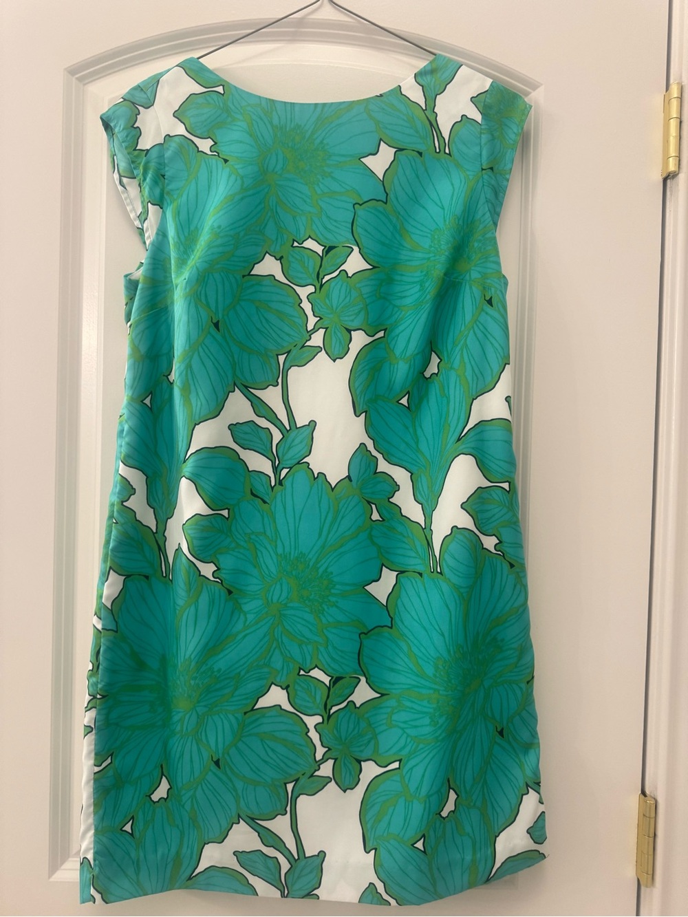 The Limited Green Floral Shift Dress